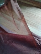 Kupon woalu bordo/mahoń/brąz 10 m / 2,9 m