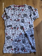 Koszulka Cropp z zimowym motywem rozmiar S