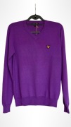 Lyle & Scott Plain V-neck sweter męski M
