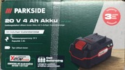 Bateria parkside 20v 4Ah
