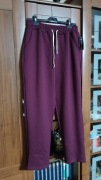 Spodnie sliwka plus size  maselko nowe