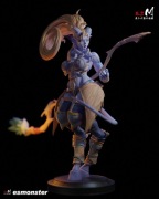 Figurka druk 3D żywica " Draenei - F1789 " - 120 mm