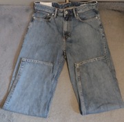 Spodnie Jeansowe niebieskie Denim jeans H&M HM Loose Fit