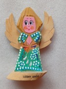 Aniołek z drewna Leśny Ogród