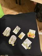 Zestaw biżuterii sztucznej żółty