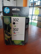 TUSZ HP 302 2-pack czarny + kolor 