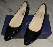 Damskie, lakierowane balerinki CAPRICE r.40