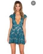 Sukienka Jet Set Diaries Fantasia Plunge Skater M