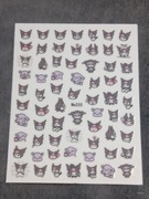 Naklejki na paznokcie samoprzylepne sanrio kuromi 