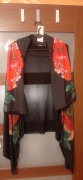 Desigual ponczo sweterek zapinane r M glam