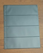 Pro Collect A4/4S (Leuchtturm) - Strona 4S na banknoty (nowa - gruba folia)