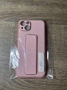 Etui na telefon iPhone 15 Plus/ podstawka/ skóra eko/ szkło gratis
