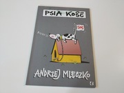 PSIA KOŚĆ - ANDRZEJ MLECZKO- RYSUNKI- ŻARTY- AUTOGRAF 