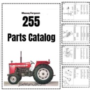 Masey Ferguson 255 Tractor Parts Catalog Katalog Części