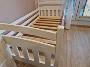 Łóżko dziecięce 160x80 sosnowe białe