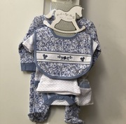 Nowy zestaw 5-pak 0+ 56 cm body pajacyk prezent