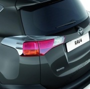 chromowa obudowa tylnych lamp Toyota Rav4 IV pasuj