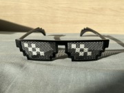 (stan idealny!) Okulary pixelowe dla geeka
