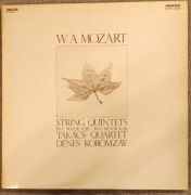 Winyl Mozart string Quintets K515, K516 Takacs Koromzay Hungaroton 
