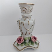 Świecznik porcelanowy  Volkstedt - 12cm.