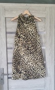 Sukienka mini w zwierzęcy print Zara L