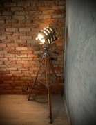 Lampa loft Vintage industrial lata 50 teatralna filmowa 