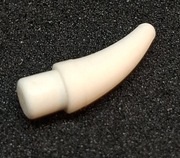 6270106/88513 Lego róg kieł ząb biały 4szt