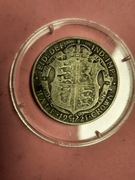 3W WIELKA BRYTANIA HALF CROWN 1921 ROK SREBRO .