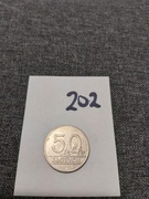 Moneta Polska 50 złotych, 1990