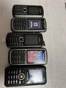 Telefony wytrzymałe różne 5szt.