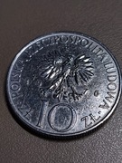 1976 - moneta z PRL o nominale 10 zł - Adam Mickiewicz