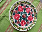 Talerze fajans PRL Włocławek i Koło komplet.