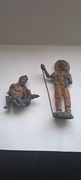 Dwie stare figurki Indian