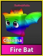 Roblox Murder Mystery 2 Fire Bat Chroma
