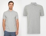 GAP klasyczna koszulka polo w kolorze jasno-szarym