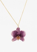 Wisiorek Storczyk Prawdziwy Kwiat