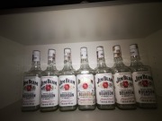 Zestaw pustych butelek Jim Beam 700 ml 7 sztuk