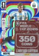 PANINI FIFA WORLD CUP 2026 LIMITED EDITION XXL NICO PAZ ARGENTYNA