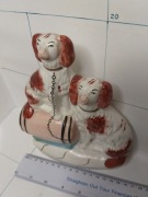 Psy kominkowe Wiktoriańska figurka