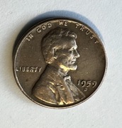 1 cent USA rocznik 1959D (L101)