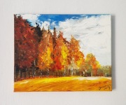 Ręcznie malowany obraz akrylowy - Joanna