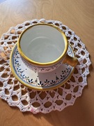 Talavera Durán – filiżanka z talerzykiem, ręcznie malowana