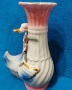 Wazon ceramiczny z łabędziem