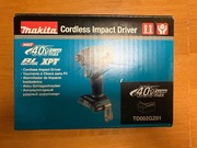 Makita TD002GZ01 40V XGT – zakrętarka udarowa, używana, sprawna, w pudełku