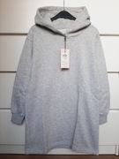 Only Kids Nowa szara długa bluza dresowa 146