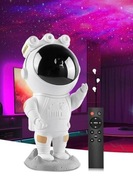 Projektor lampka nocna LED | rzutnik nieba Duży Astronauta  24cm wysokości 