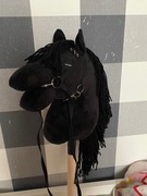KOŃ NA KIJU, HOBBY HORSE, DLA DZIECKA, CZARNY!