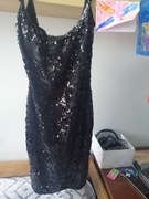 Sukienka cekinową s m 