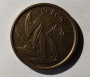Belgia 20 franków, 1980 r. Napis „BELGIË”  (S81)