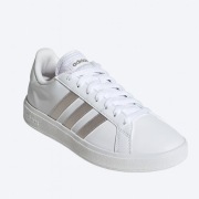 Adidasy buty sportowe COURT BASE Grand Court biało-srebrne R. 37-40